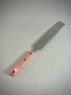 Vintage Ekco Forge Icing Spreader Spatula With Pink Composite Handle